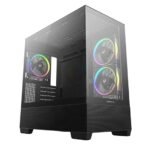 Caixa ATX Deepcool CG380 3F ARGB Vidro Temperado Preta