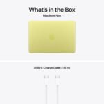 Portátil Apple MacBook Neo 13" A18 Pro CPU 6-Core GPU 5-Core 8GB RAM SSD 512GB Touch ID Cítrico (sem carregador) - Image 4