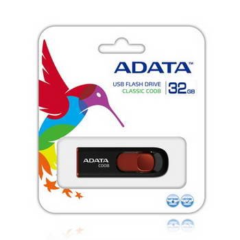 Flash Memory 64GB Usb2 ADATA C008 Black/red