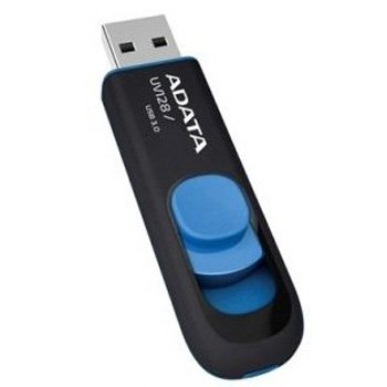 Flash Memory 64GB Usb3.0 ADATA Uv128 Black/blue
