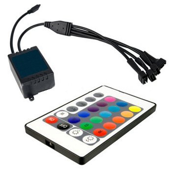 Controlador Leds RGB Ir Remote 12V Preto