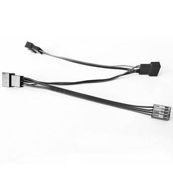 Extensor Fan 4P(FEMEA) 3x 4P(MACHO), 40CM Preto