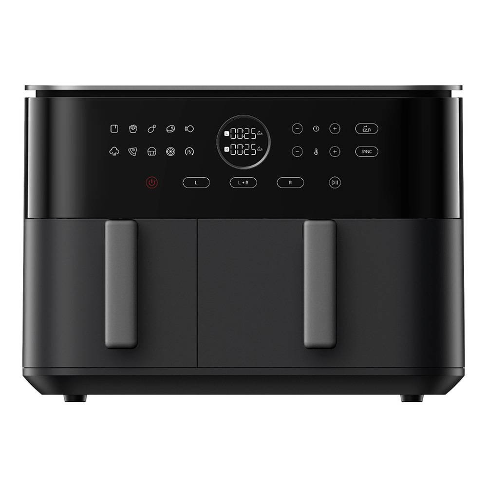 Fritadeira Air Fryer (Sem Óleo) Xiaomi Dual Zone Air Fryer 10L 2700W Preta