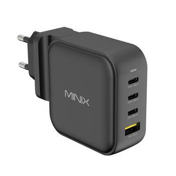 Alimentador Minix Neo P3, 100W, 3X USB C Com Suporte Para PD 3.0 + 1 USB A Com Suporte Para QC 3.0