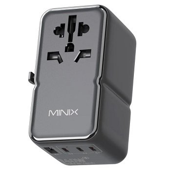 Adapt. Univ. C/alimentador PD/QC 140W (3 USB C + 1 USB A)