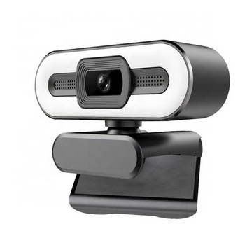 Webcam Ntech 965N, UHD 4K, 3840X2160, Com Microfone USB