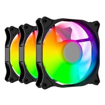 Slayer Kit 3X 120 Fan Frgb (nao Requer Ligaãão P/led)