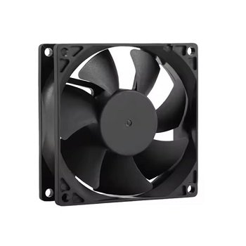 Ventoinha Eurotech Fx80 PWM 80MM 4 Pinos Preta