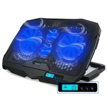 Suporte Ntech Para Notebook Ate 15,6P Com Altura Ajustavel E 2X USB