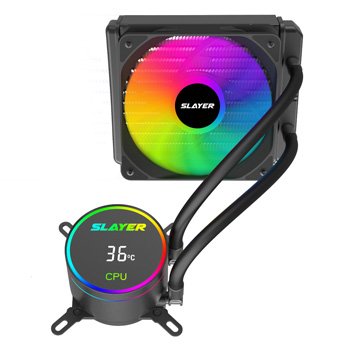 Water Cooler Slayer Rx120 Temperatura CPU ARGB Am5/lga1700 AMD/INTEL/UNIVERSAL