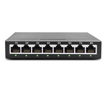 Switch Ntech Sw8pro, 8 Portas Gigabit ,10/100/1000 Mbps, Caixa Metalica