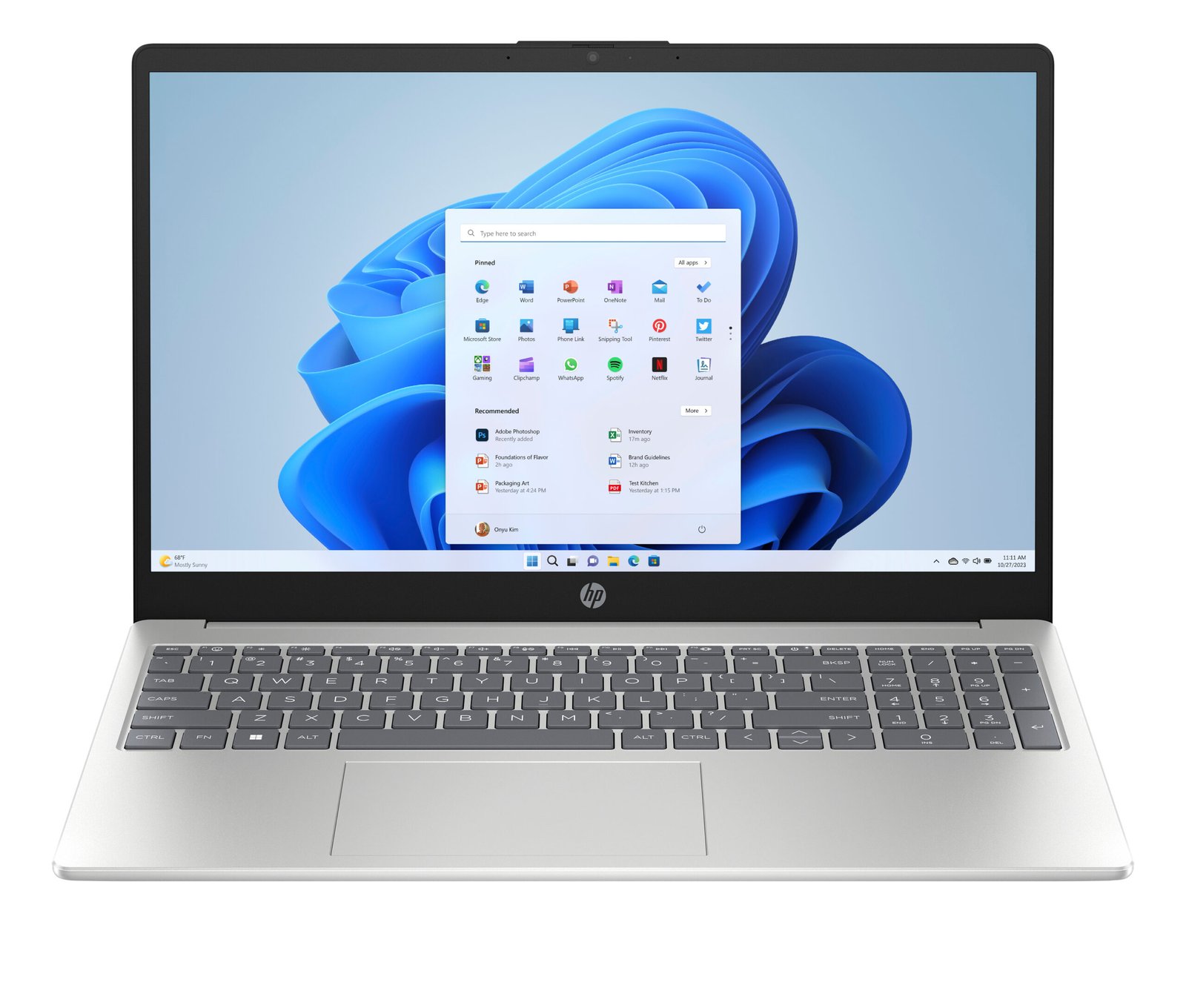 Portátil HP Laptop 15-fd0116np 15.6" Full HD 8GB RAM 256 GB SSD (Intel® Core™ i3 i3-N305) W11 Home
