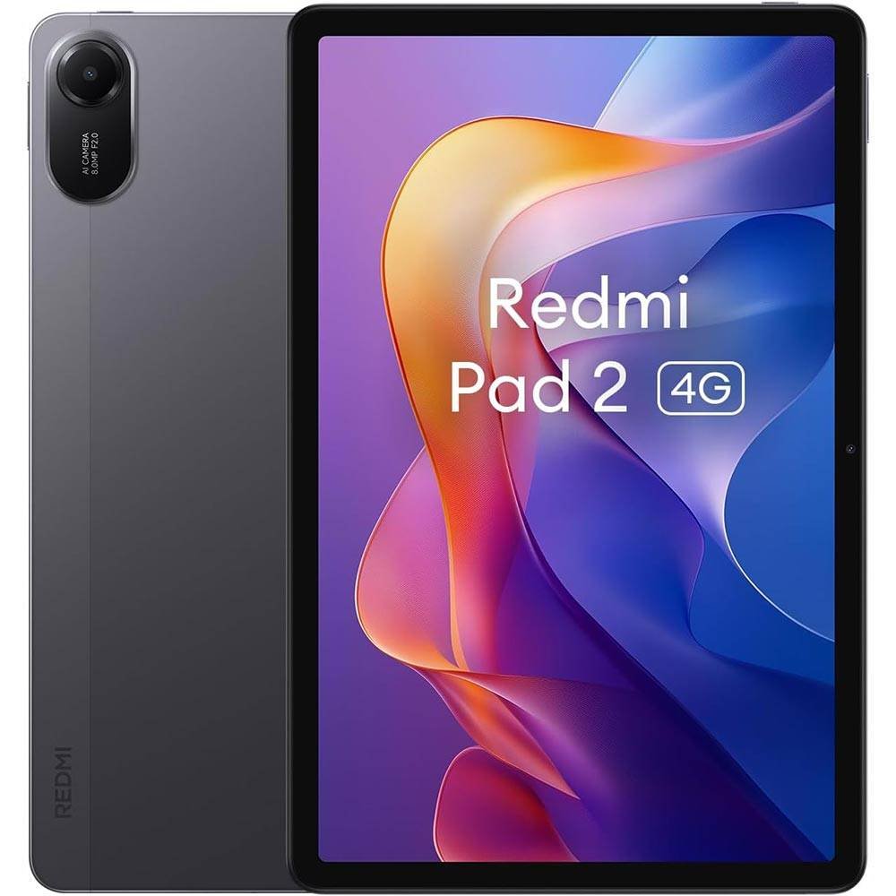 Tablet Xiaomi Redmi Pad 2 11 8GB/256GB Wi-Fi+4G Graphite 11'' O Redmi Pad 2 está e 8GB 256GB Mali-G57 MC2