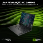 Portátil HP HyperX OMEN 15-gb0013npx 15.3" 2K 165Hz 16GB DDR5 512GB SSD (AMD Ryzen 5 240, RTX 5050) FreeDOS - Image 8