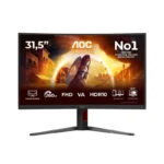 Monitor AOC G4 C32G4Z 31,5" FullHD 260Hz VA Curvo HDR10 Altura Ajustável