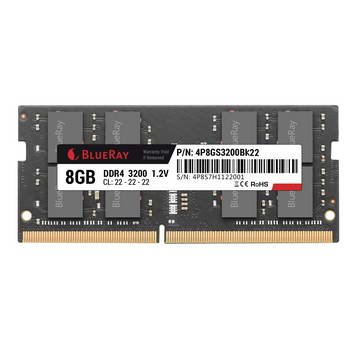 Memória RAM BlueRay SO-DIMM 8GB (1x8GB) DDR4 3200 Cl22