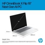 Portátil HP OmniBook X Flip 16-as0006np Ultra 7 258V Intel Arc 140V 32GB 2TB SSD W11H - Image 5