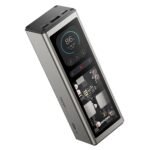 Powerbank Lenovo 140W Smart Laptop 20000mAh Display TFT 2.01" 2x USB-C 1x USB-A Carregamento Rápido Gold Gray