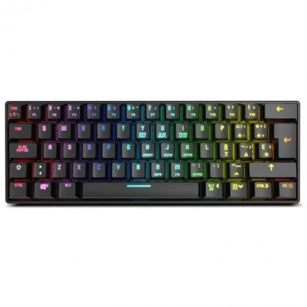 Teclado Mini Mecânico Krom Kluster RGB USB/Bluetooth Switch Layout ES