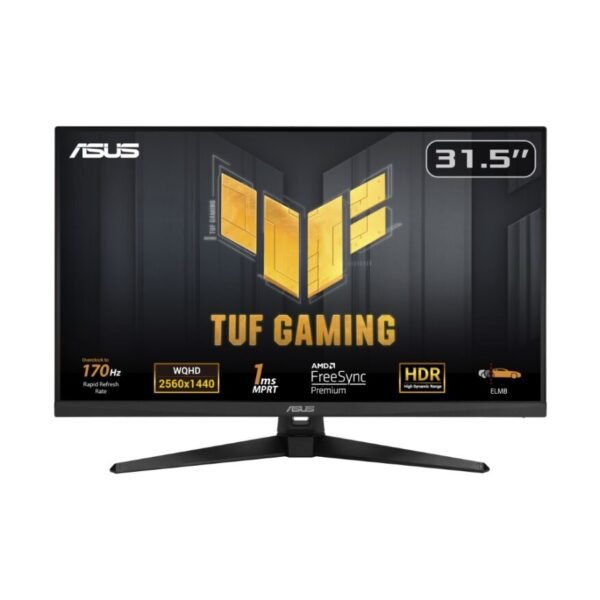 Monitor Asus TUF Gaming VG32AQA1A VA 31.5" QHD 16:9 170Hz FreeSync Premium