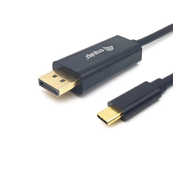 Cabo Equip USB-C p/ DisplayPort M/M 4K/60Hz 3m Preto