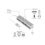Adaptador Equip USB-C Multifunções 5 em 1 - Image 4