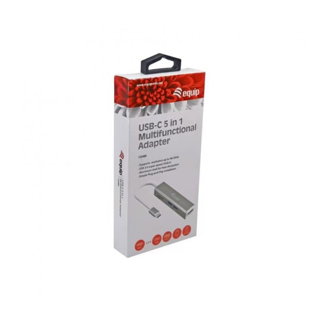 Adaptador Equip USB-C Multifunções 5 em 1 - Image 5