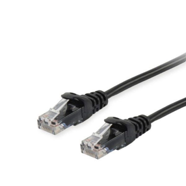 Cabo de Rede RJ45 Equip Cat.6 UTP Preto 10M