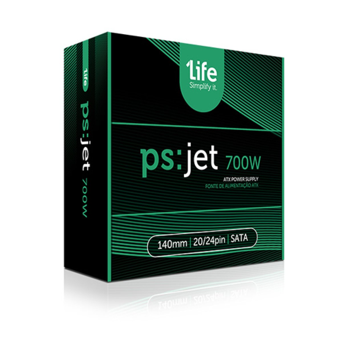Fonte de Alimentação ATX 1Life ps:jet 700W - Image 2