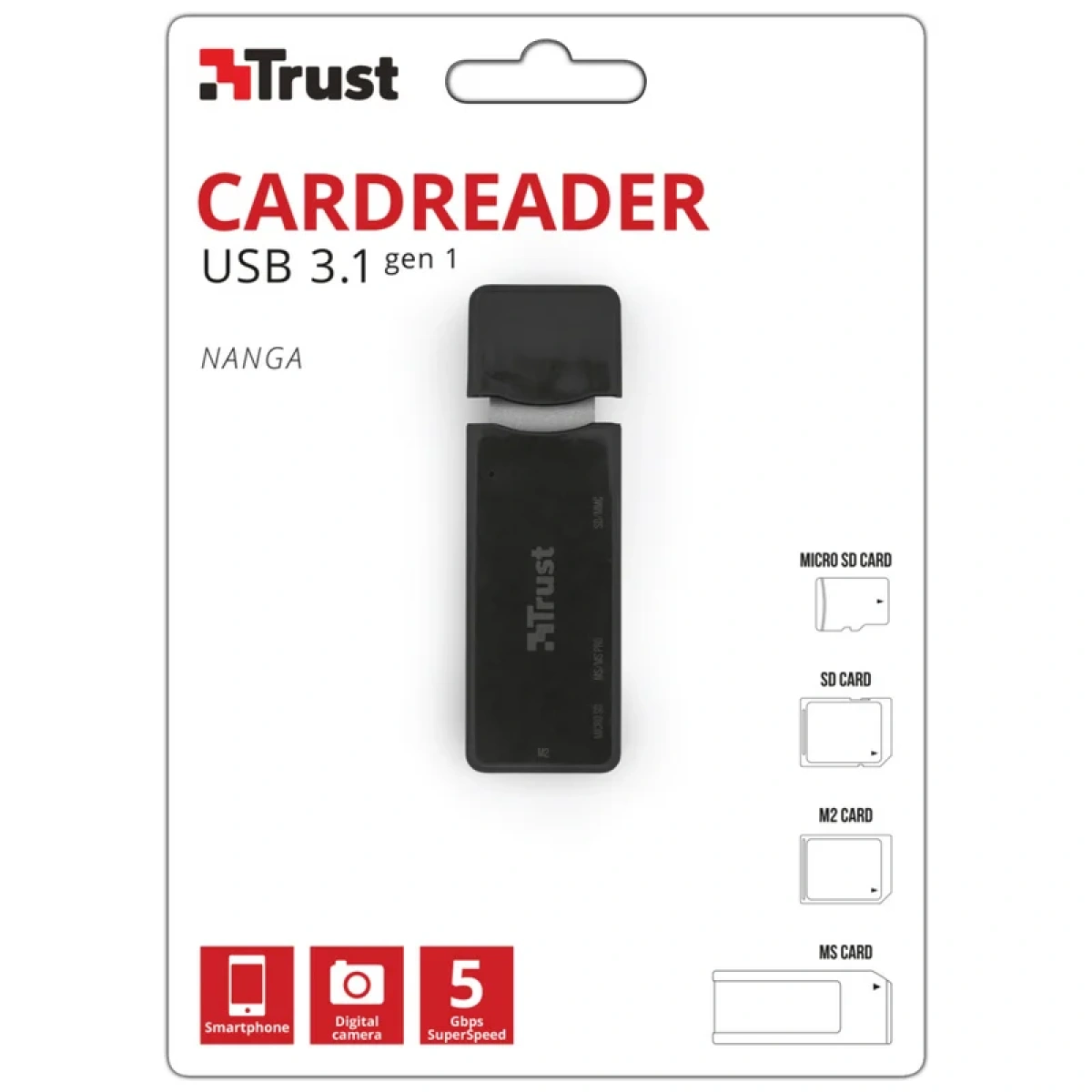 Leitor de Cartões Trust Nanga USB 3.1 - Image 2