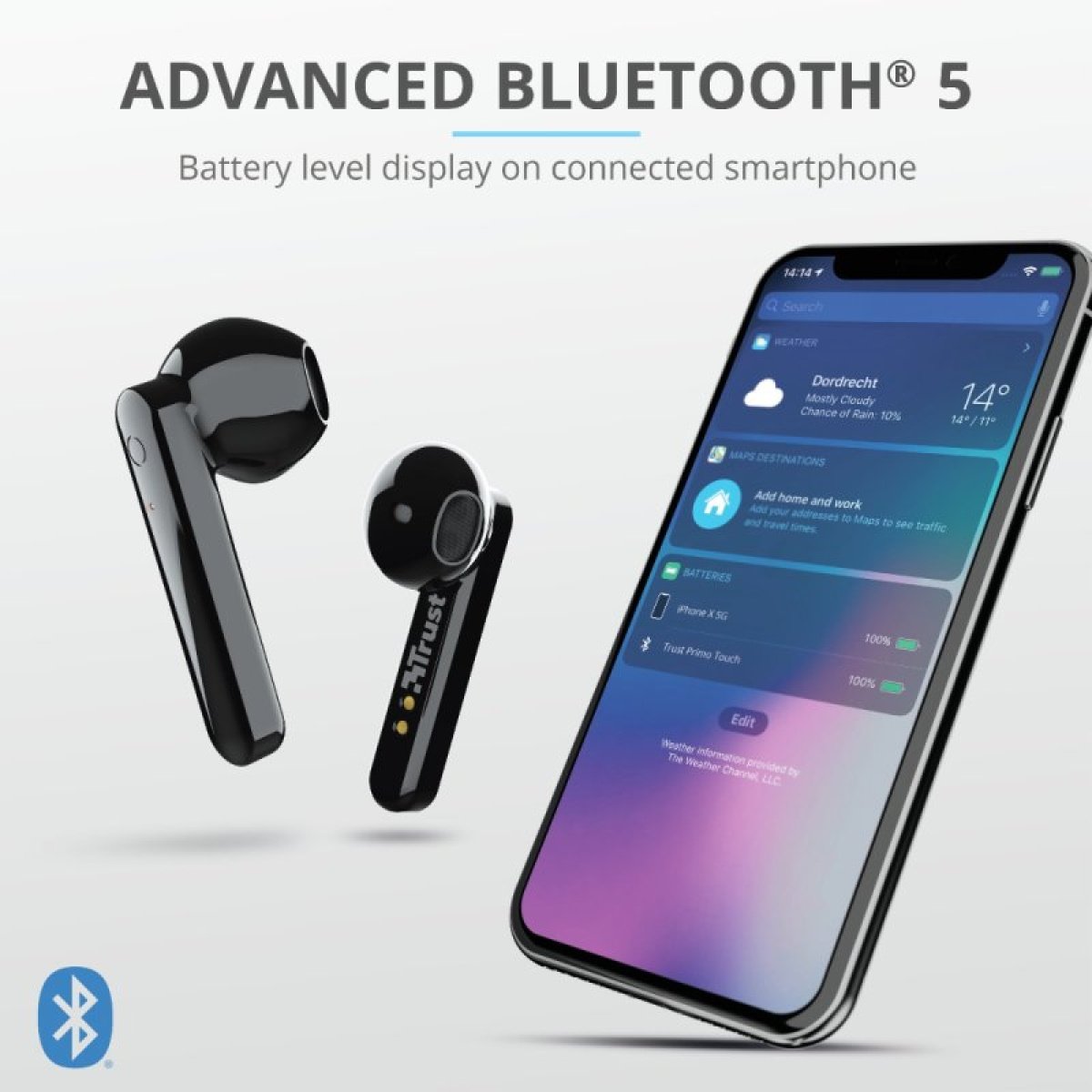 Auriculares Trust Primo Touch Bluetooth Pretos - Image 11