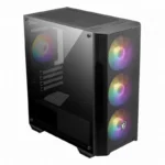 Caixa Micro-ATX MSI MAG FORGE M100A RGB Preta - Image 3