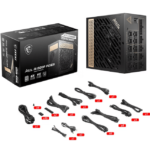 Fonte de Alimentação Modular MSI MEG A1300P PCIE5 1300W 80+ Platinum - Image 5