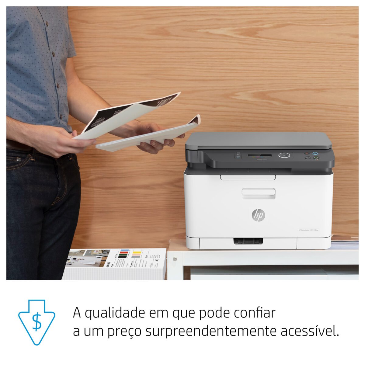 Impressora Multifunções HP Color Laser 178nw Wireless - Image 5