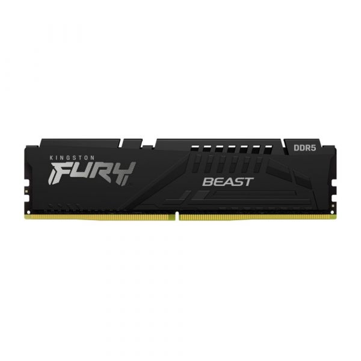 Memória RAM Kingston 8GB Ram 5200MT/s DDR5 CL36 Dimm Fury Beast Black Expo