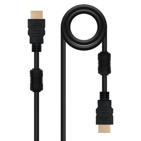 Cabo HDMI V1.4 HEC Nanocable A/M-A/M 5 M c/Ferrite