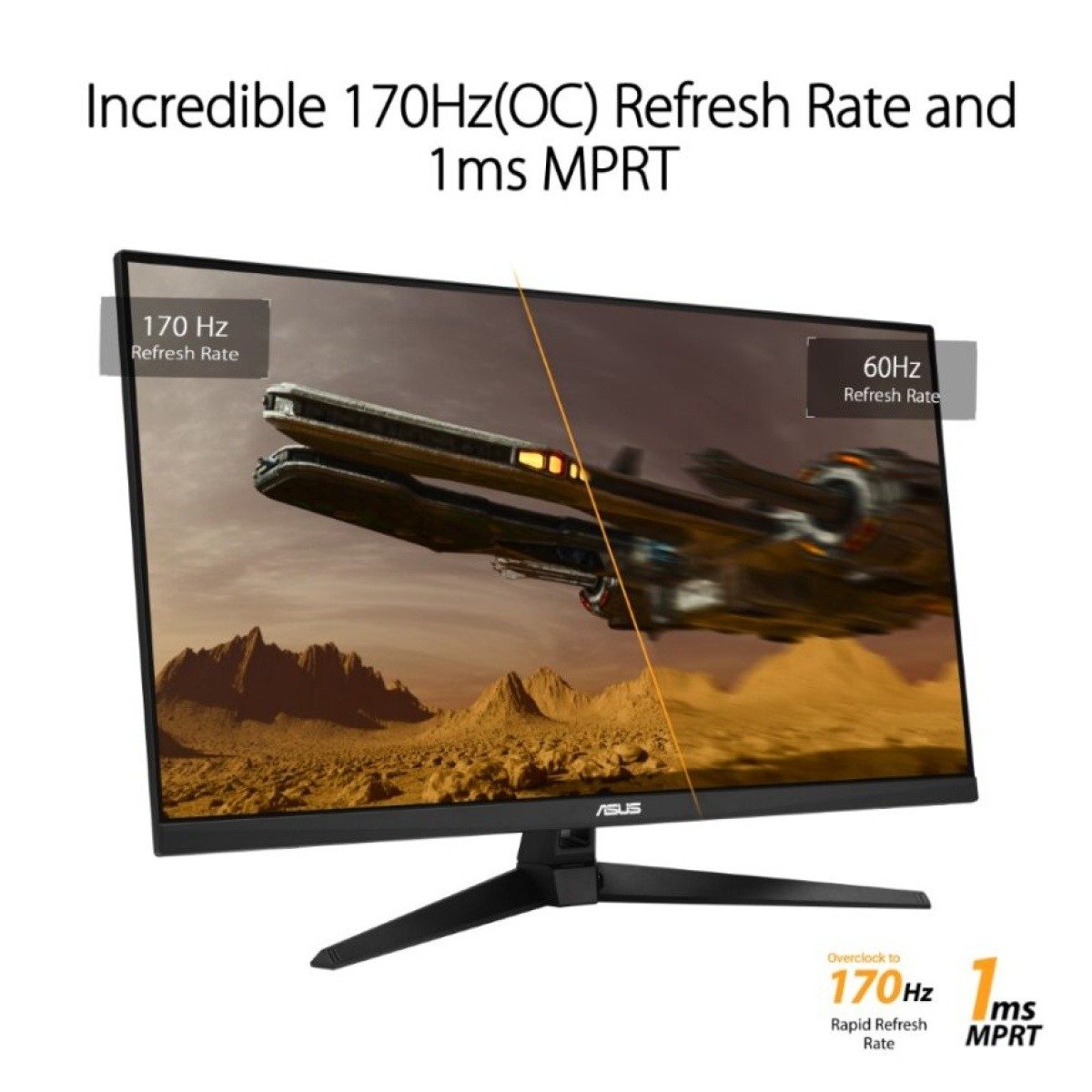 Monitor Asus TUF Gaming VG32AQA1A VA 31.5" QHD 16:9 170Hz FreeSync Premium - Image 6
