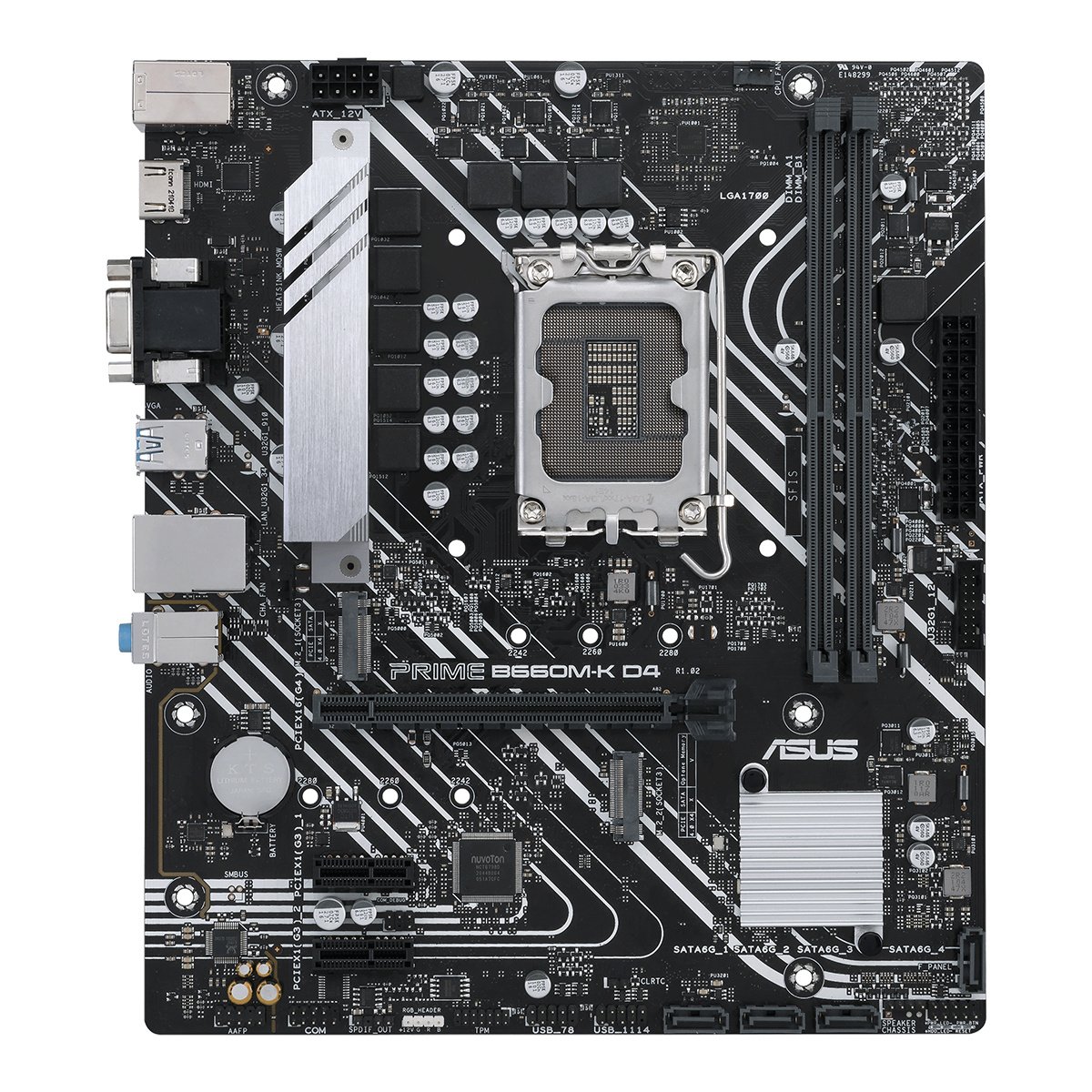 Motherboard Asus Prime B660M-K D4 Micro-ATX - Image 2