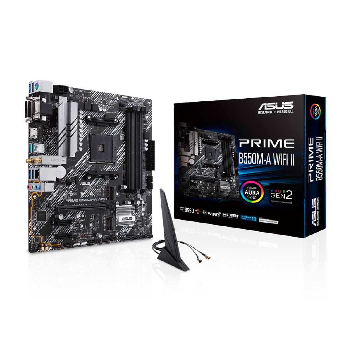 Motherboard Asus PRIME B550M-A WIFI II Micro-ATX - Image 1