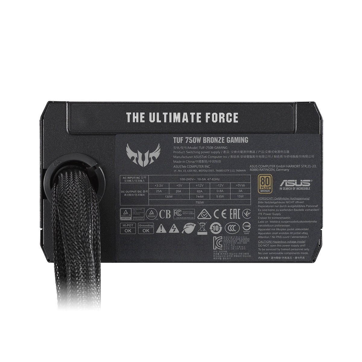 Fonte de Alimentação Asus TUF Gaming 750W 80+ Bronze - Image 4