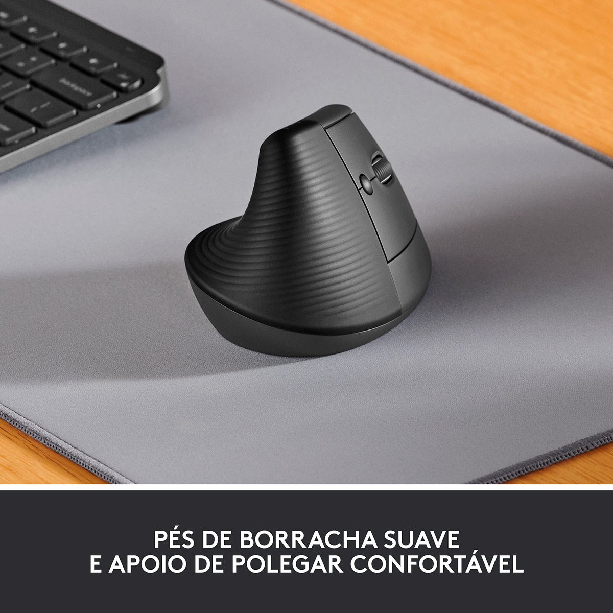 Rato Laser Logitech Lift Vertical Ergonomic Wireless/Bluetooth 4000DPI Graphite - Image 2
