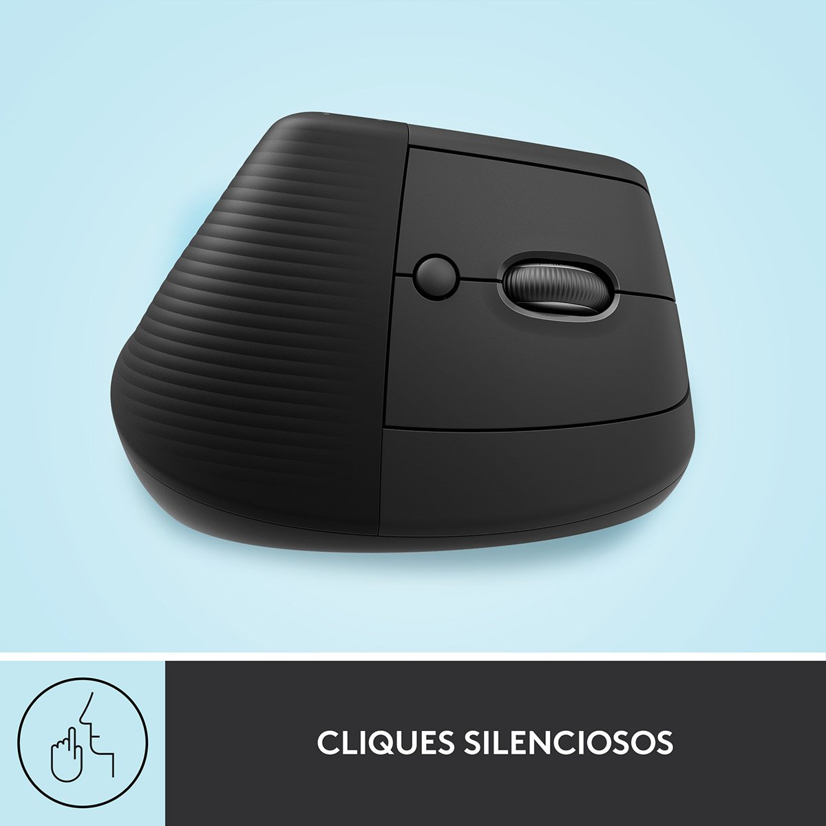 Rato Laser Logitech Lift Vertical Ergonomic Wireless/Bluetooth 4000DPI Graphite - Image 8