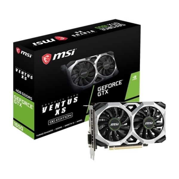Placa Gráfica MSI GeForce® GTX 1650 VENTUS XS OC 4G