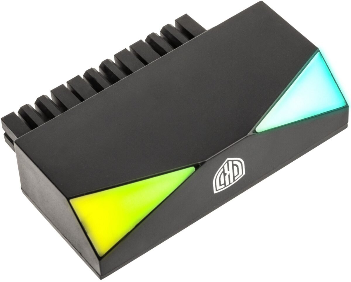 Cabo Adaptador Kolink Core Adept ARGB 24 Pin 90 Graus - Image 1