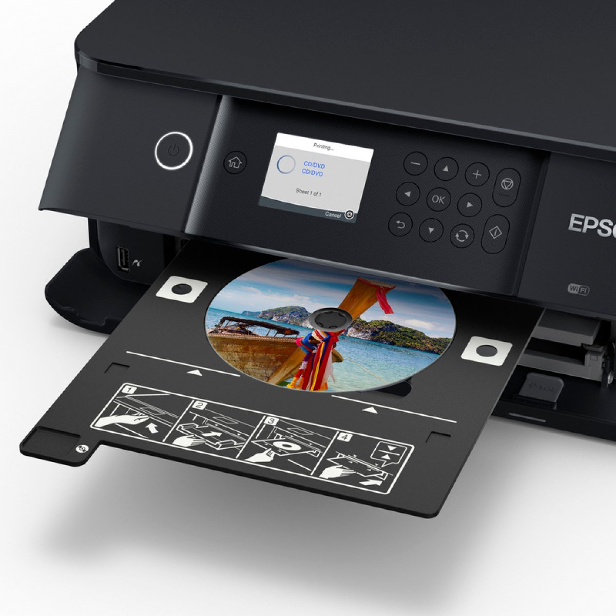 Impressora Epson Multifunções Expression Premium XP-6100 WiFi (CD/DVD) - Image 2