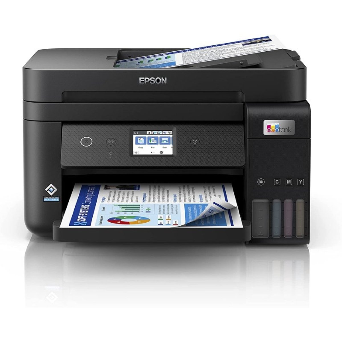 Impressora Jato de Tinta Epson EcoTank ET-4850 Multifunções (Impressão, Cópia, Digitalização, Fax), Duplex Auto, Wireless - Image 1