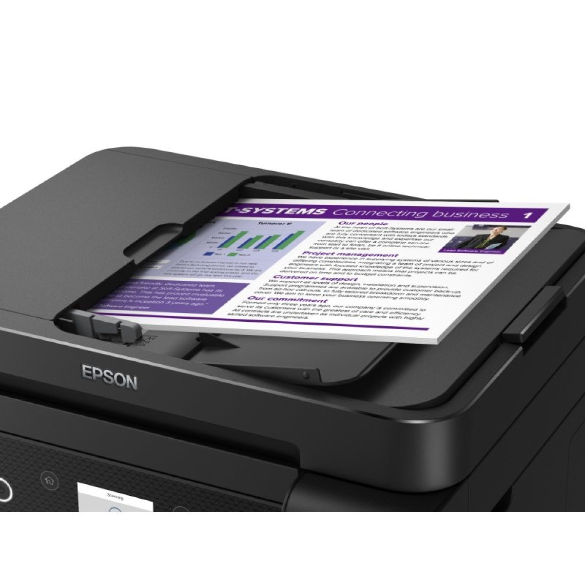 Impressora Jato de Tinta Epson EcoTank ET-3850 Multifunções (Impressão, Cópia, Digitalização), Duplex Auto, Wireless - Image 7