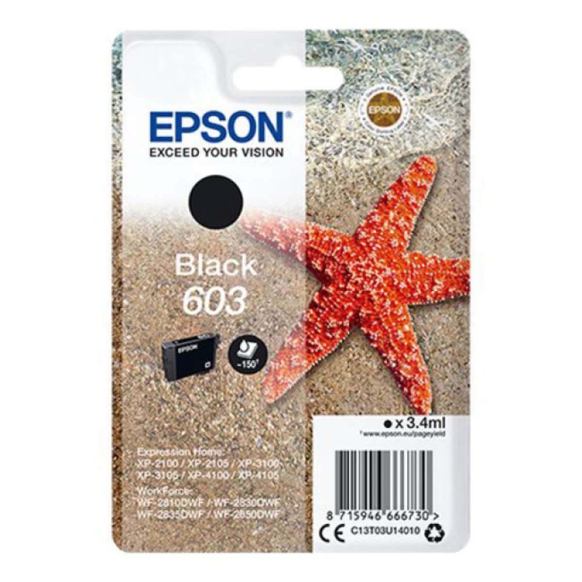 Tinteiro Original Epson nº603 Preto - Image 1