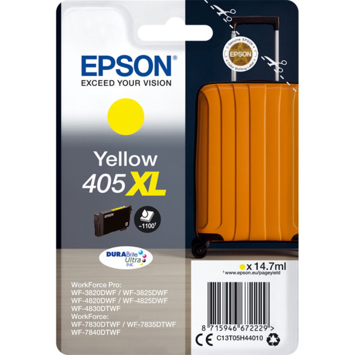 Tinteiro Epson 405 XL Amarelo - Image 1
