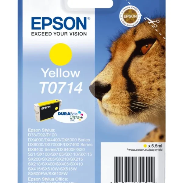 Tinteiro Epson T0714 Amarelo